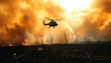 Kebakaran Hutan Meluas, Tim Pemadam Kerahkan Helikopter